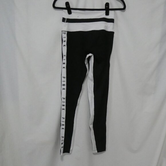 PINK - Victoria's Secret - Ultimate | small | Black and White Leggings - Picture 2 of 16